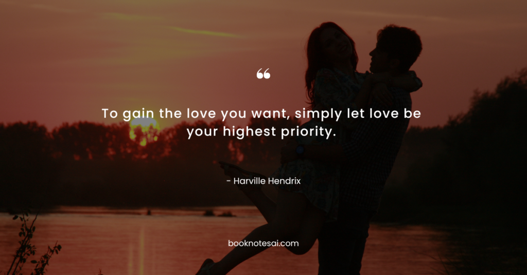 Getting the Love You Want Book Summary by Harville Hendrix